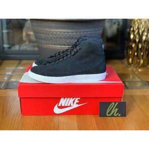 Size 4y Nike Blazer Mid Premium "Black Summit White"